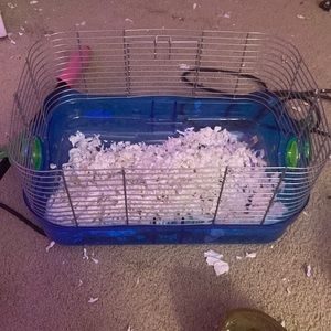 Hamster cage for starters.